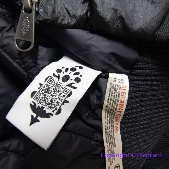 New! Free People‎ Movement Black Glitz Blitz Bomber Jacket, size S - Picture 16 of 16